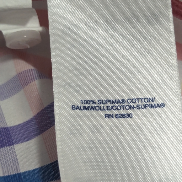 Lands' End Sleeveless Checkered Button Down Blouse Shirt Women's Small Size 6 - Picture 6 of 6